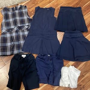 4T girls uniform lot, bottoms.